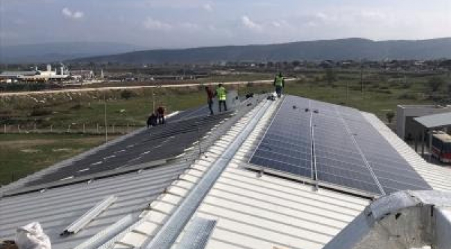 İzmir'de dört tesise daha güneş enerjisi 