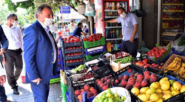 Başkan İduğ, esnafı dinledi