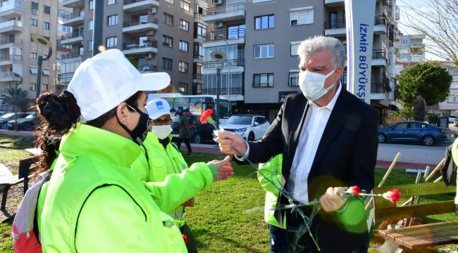 Başkan Engin 'kadın' çalışanlarla buluştu