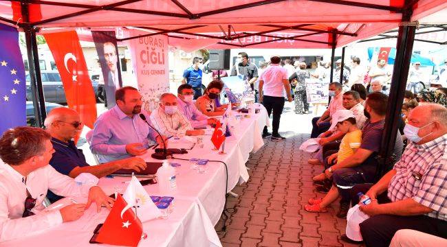 Başkan Gümrükçü Kaklıç'ta Vatandaşlarla Buluştu