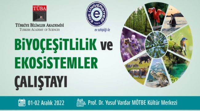 Ege Üniversitesi "Biyoçeşitlilik ve Ekosistemler Çalıştayı"na ev sahipliği yapacak