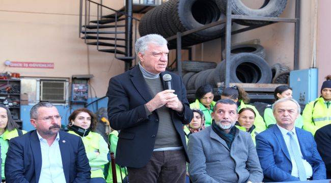 Başkan Engin, Belediye Personelinin Yeni Yılını Kutladı