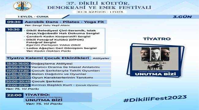 Dikili'de Festival Heycanı