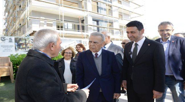 Bayraklı'da sahaya indiler... Önal'a Kocaoğlu ve Demir desteği