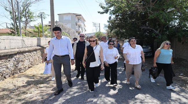 İZSU Genel Müdürü Erdoğan ile sahaya indi