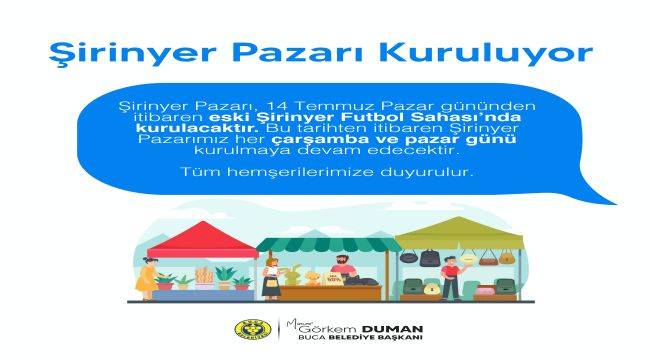 Şirinyer Pazar Yeri Yeni Yerinde 14 Temmuz'da Açılıyor